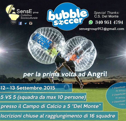 Bubble Soccer ad Angri